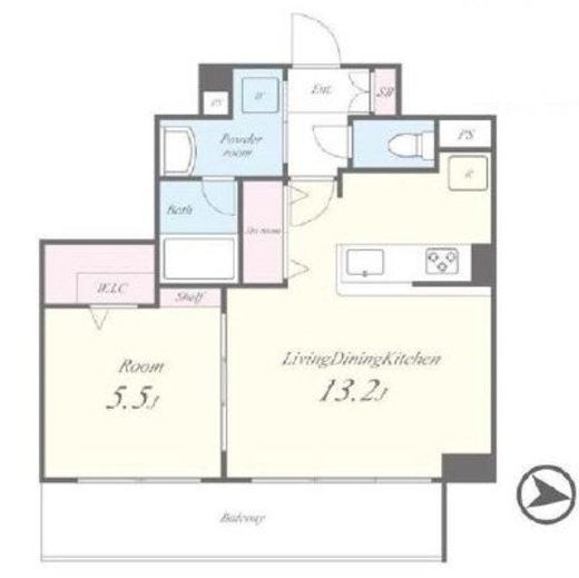 Nouvelle maison yamayaⅡ　703号室　間取り