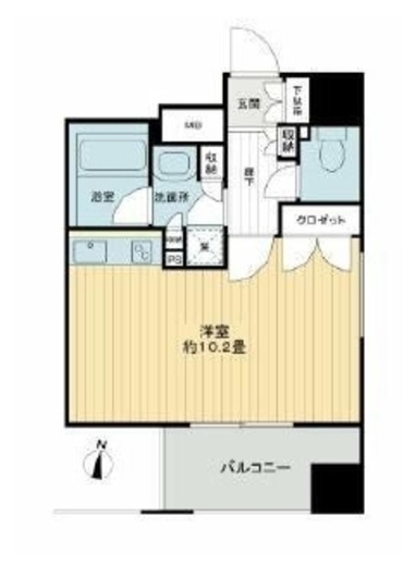 アリビオ九段　605号室　間取り