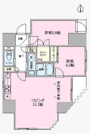 V-style入谷　1102号室　間取り