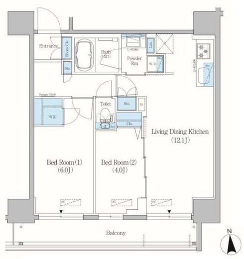 アーバネックス上野元浅草　902号室　間取り