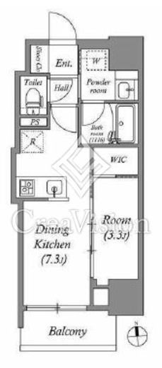 アーバネックス上野元浅草　504号室　間取り