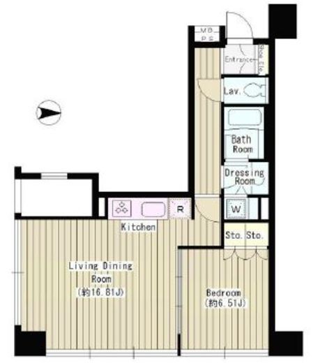 Ｃｒｅａｒｅ麹町　505号室　間取り