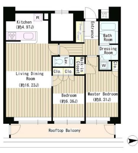 クレアーレ麹町　902号室　間取り