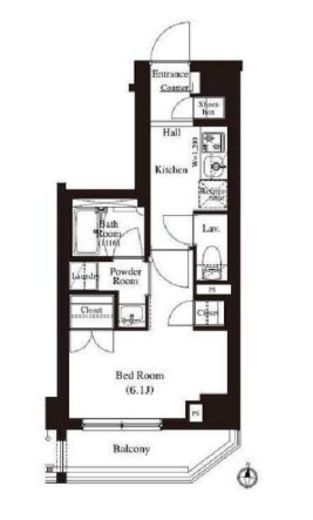 アーバンパーク住吉　301号室　間取り