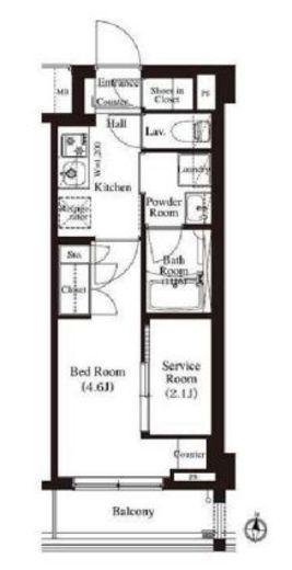 アーバンパーク住吉　306号室　間取り