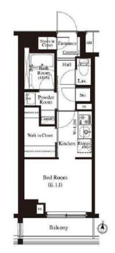 アーバンパーク住吉　607号室　間取り