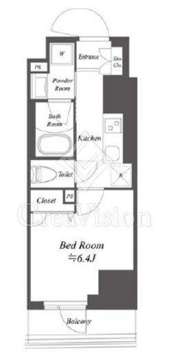 ドゥーエ亀戸Ⅱ　207号室　間取り