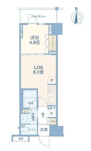 パークホームズ東陽町　107号室　間取り