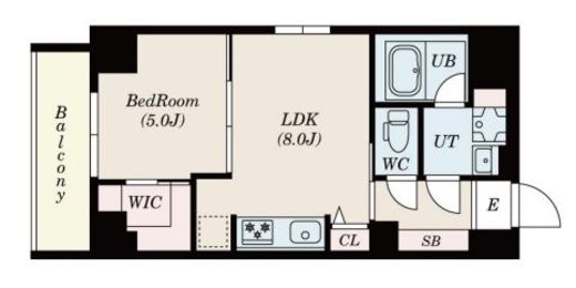 S-RESIDENCE押上epure　204号室　間取り