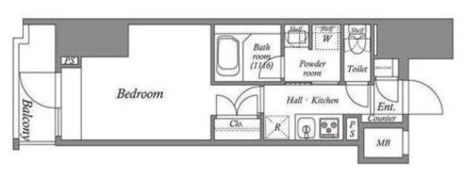ACPレジデンス亀戸　203号室　間取り