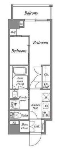 ACPレジデンス亀戸　306号室　間取り