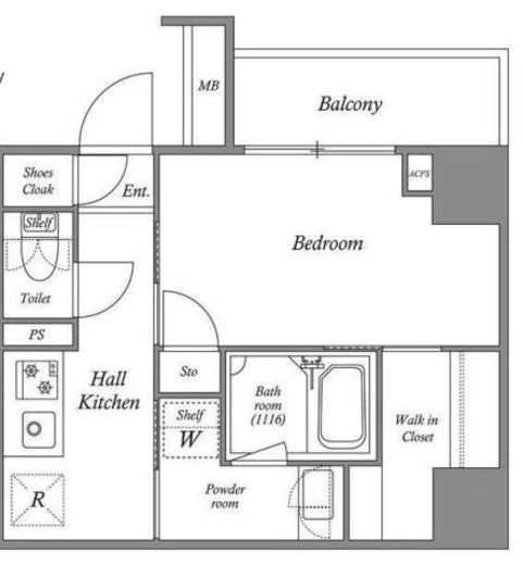 ACPレジデンス亀戸　310号室　間取り
