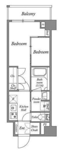 ACPレジデンス亀戸　707号室　間取り