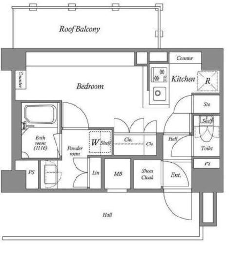 ACPレジデンス亀戸　907号室　間取り