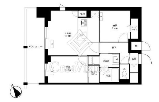 東京マンション　1006号室　間取り