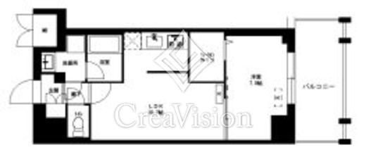 東京マンション　903号室　間取り