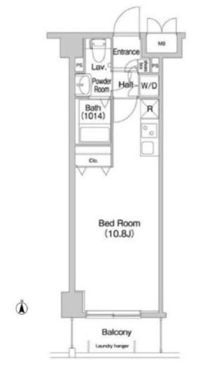 コンフォリア墨田立花　803号室　間取り