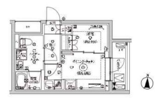 セジョリ東陽町Ⅱ　303号室　間取り