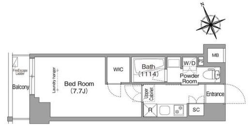 コンフォリア東葛西　205号室　間取り