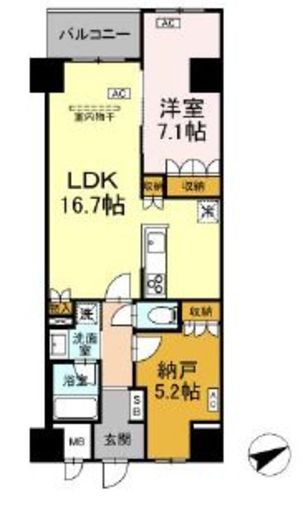 サンジョイアゼロ　211号室　間取り