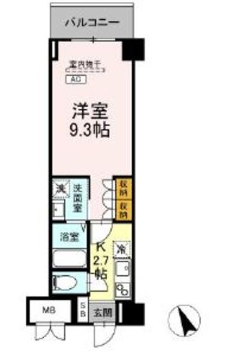 サンジョイアゼロ　219号室　間取り