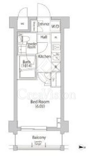 プラウドフラット森下ウエスト　403号室　間取り