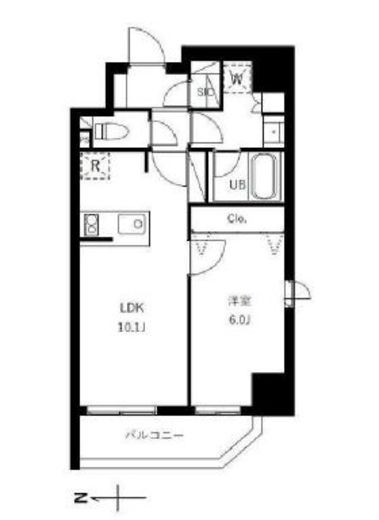 グランジット蔵前　503号室　間取り