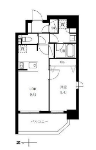 グランジット蔵前　902号室　間取り