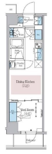 アーバネックス新御徒町駅前　802号室　間取り
