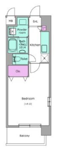 レジディア南砂町　305号室　間取り