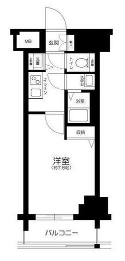 グランシアタワー亀戸　1207号室　間取り