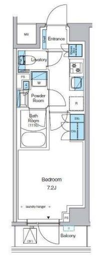 プレディアコート西葛西　408号室　間取り