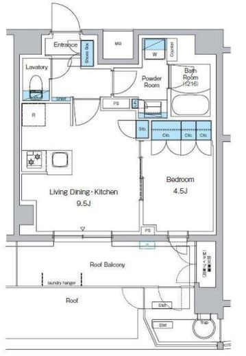プレディアコート西葛西　507号室　間取り