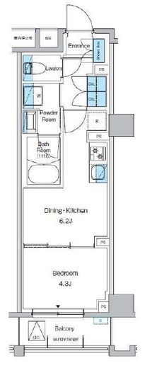 プレディアコート西葛西　602号室　間取り