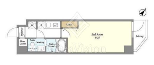 アルファコート瑞江　201号室　間取り
