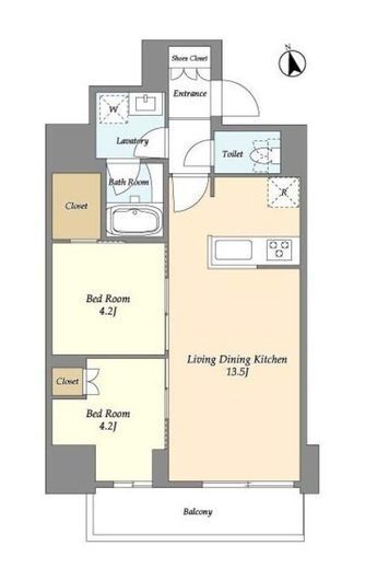 グランカーサ船堀Ⅰ　303号室　間取り