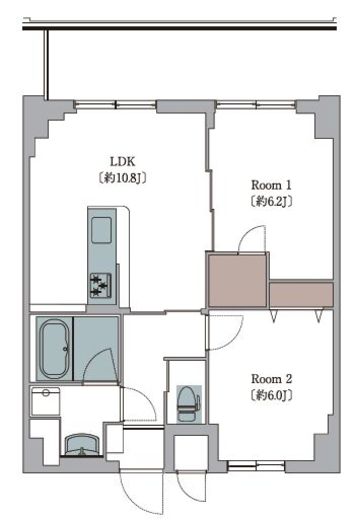 L'Foria瑞江　503号室　間取り