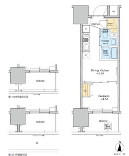 プラウドフラット錦糸町ウエスト　502号室　間取り