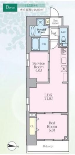 ロレーヌ東陽　602号室　間取り