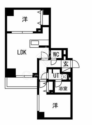 TRADIS錦糸町　304号室　間取り