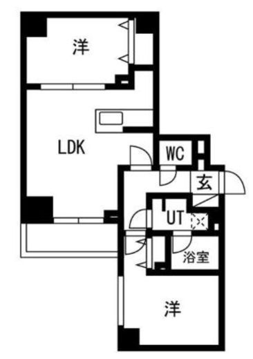 TRADIS錦糸町　304号室　間取り