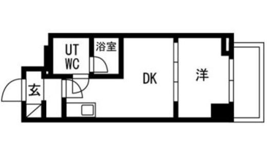 TRADIS錦糸町　502号室　間取り