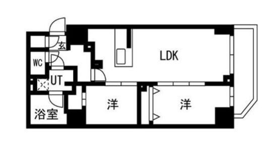 TRADIS錦糸町　503号室　間取り