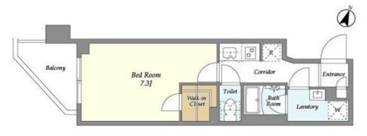 グランエール森下EAST　605号室　間取り