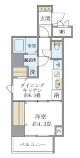シティフォレスト森下　202号室　間取り