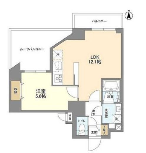 ウェルスクエア錦糸町SOUTH　304号室　間取り