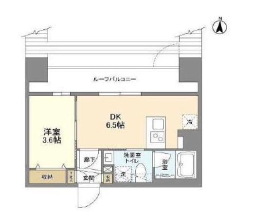 ウェルスクエア錦糸町SOUTH　702号室　間取り