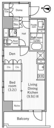 nido MINOWA　801号室　間取り