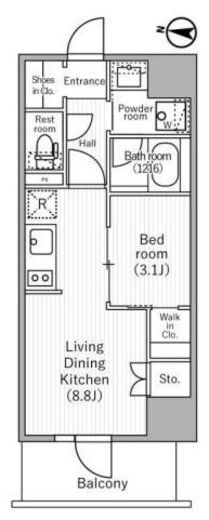 nido MINOWA　302号室　間取り