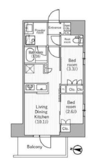 nido MINOWA　903号室　間取り